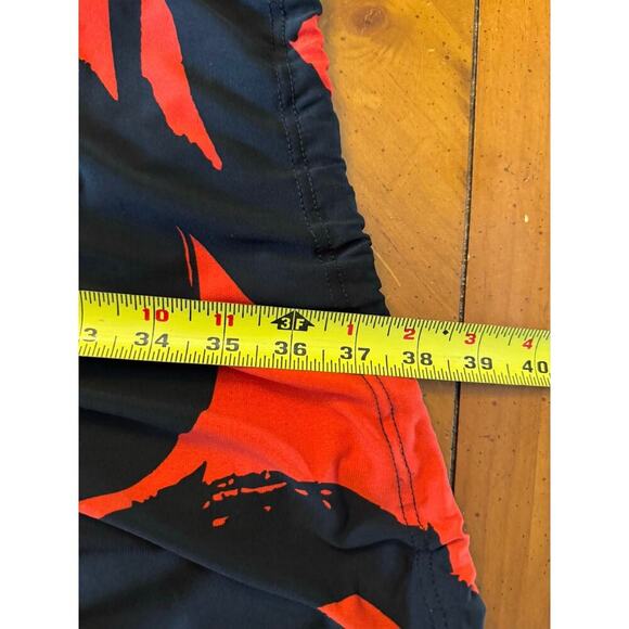 Alembika Art Print Wonderful Collar Dress Abstract Red Black Size Medium - Picture 12 of 12